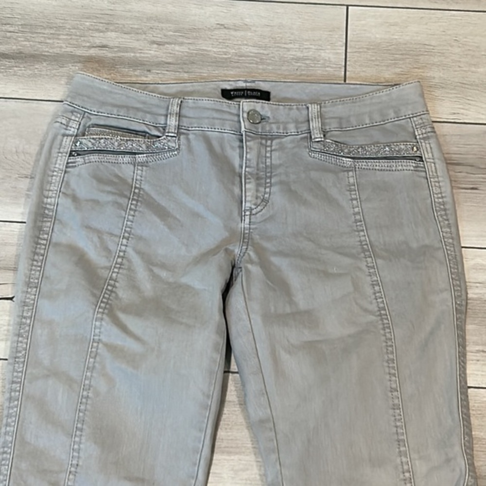 WHBM slim ankle jeans in gray size 4 - Picture 3 of 14